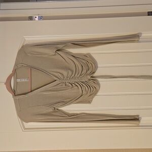 Alo Ribbed Cinch Long Sleeve Top